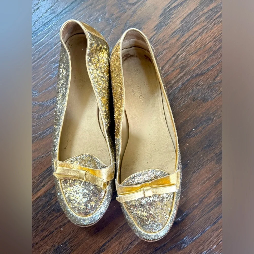 Kate Spade sparkling flats